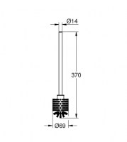 PALO y CEPILLO ESCOBILLERO ESSENTIAL GROHE